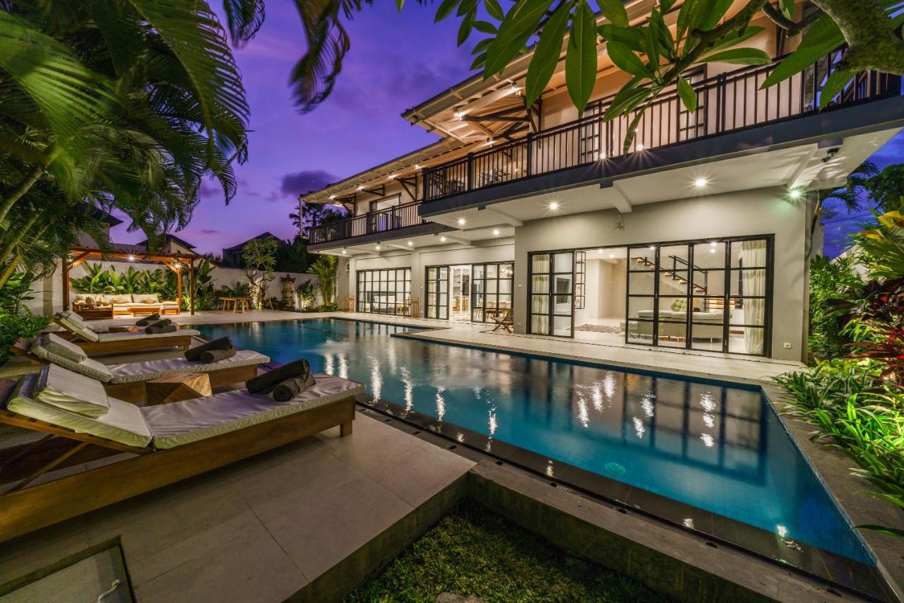 Villa Okenada - Modern 5-Bedroom Pool Villa In Berawa! تْشانغو المظهر الخارجي الصورة