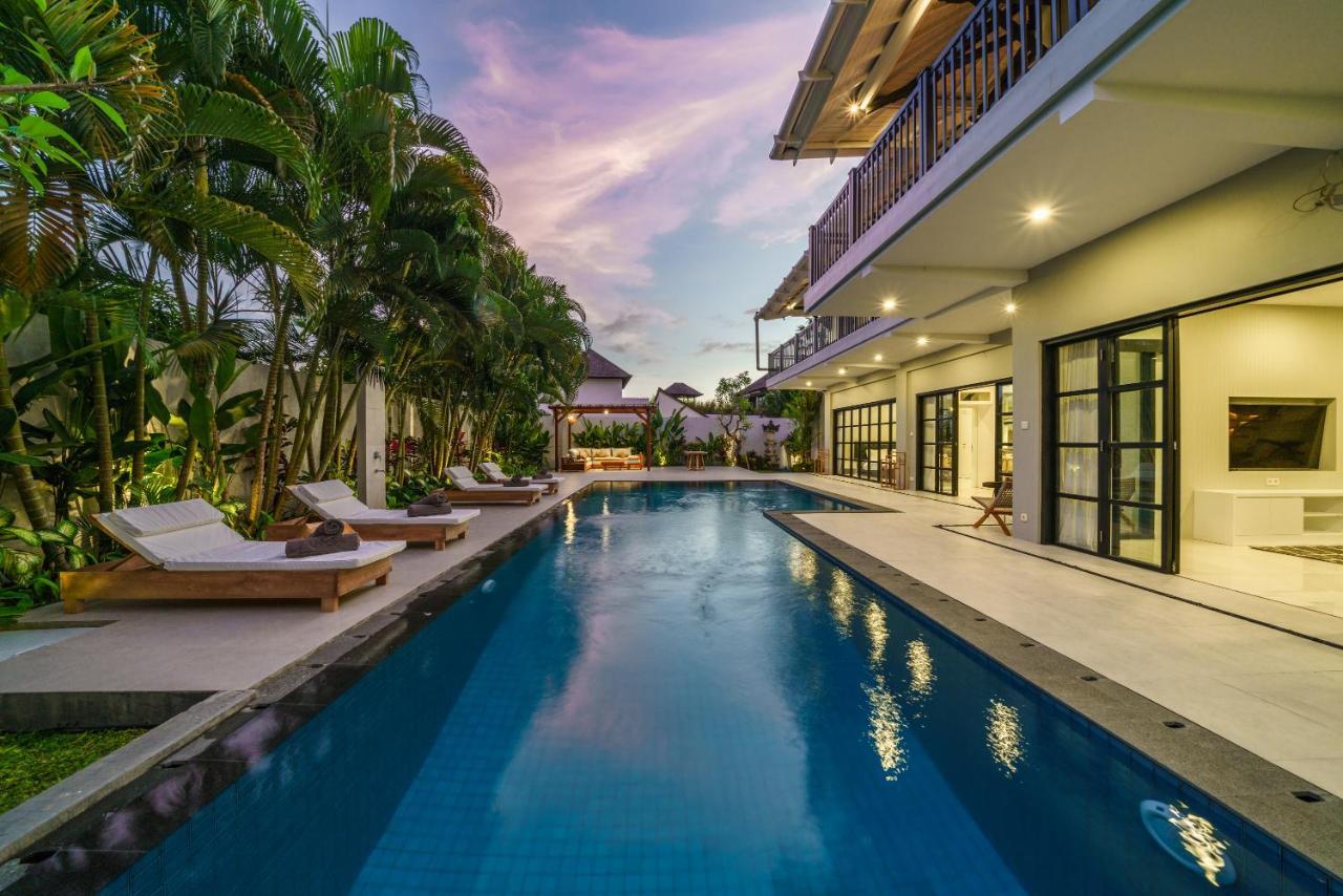 Villa Okenada - Modern 5-Bedroom Pool Villa In Berawa! تْشانغو المظهر الخارجي الصورة