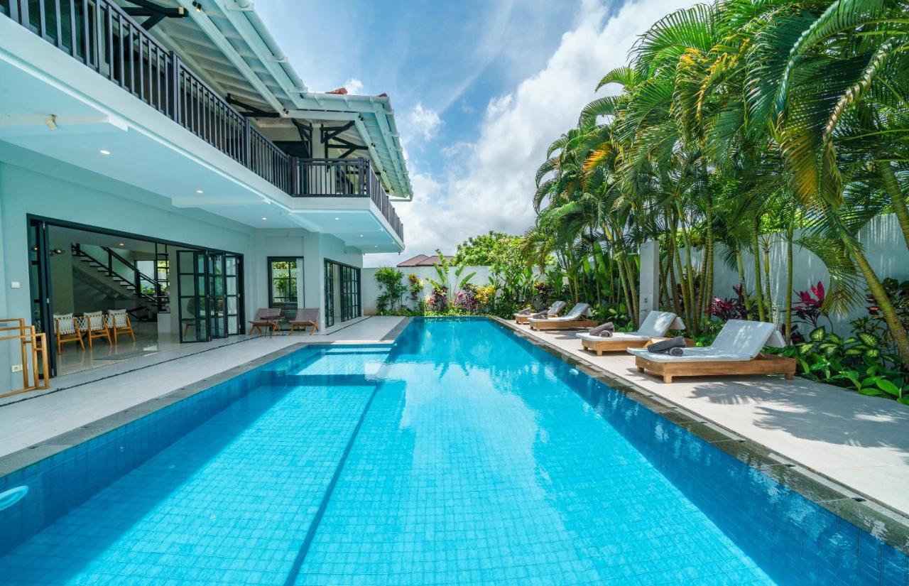 Villa Okenada - Modern 5-Bedroom Pool Villa In Berawa! تْشانغو المظهر الخارجي الصورة